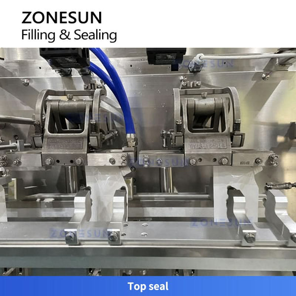 ZONESUN ZS-SPFC2 Automatic Spout Pouch Filling Sealing Machine Form-Fill-Seal Packaging Line