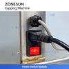 ZONESUN ZS-XG11 Nail Polish Bottle Capping Machine Semi Automatic Cosmetic Capper