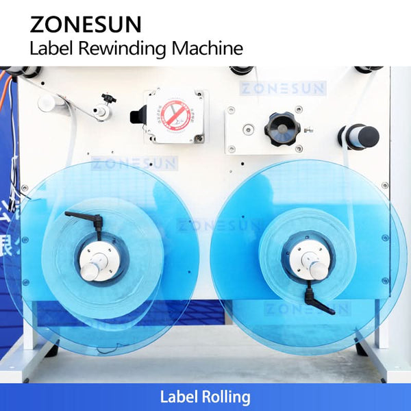 Zonesun ZS-RW2 Roll to Roll Label Rewinding Machine