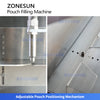 ZONESUN ZS-ASP6 Semi-Automatic 6-Head Diaphragm Pump Stand-Up Pouch Filling Machine