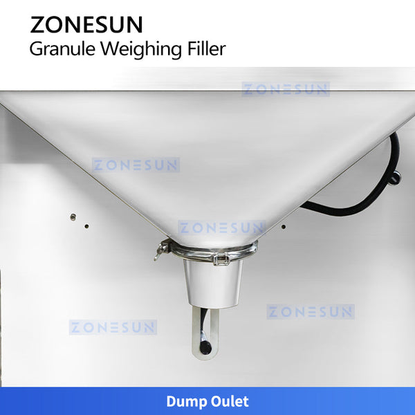 ZONESUN ZS-HG200 Dual-Hopper Large Capacity Granule Weighing Filling Machine for Bulk Products