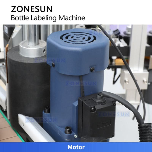 ZONESUN ZS-TB500 Automatic Round Bottle Labeling Machine Single Double Side