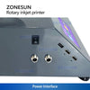 ZONESUN ZS-RIP1 Rotating Round Object Inkjet Printing Machine Bottle Tube Coding System