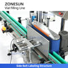 ZONESUN ZS-FAL180V14 Turnkey Vial Packaging Line Water Treatment Filling Capping Labeling