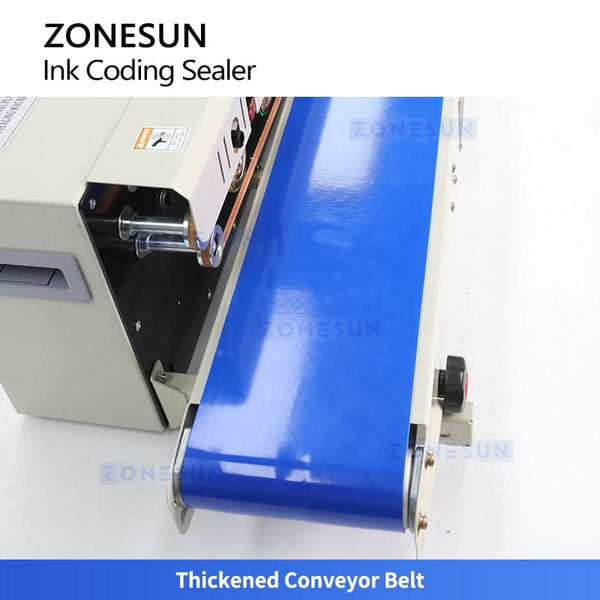 ZONESUN ZS-FR1000 Automatic Solid Ink Continuous Sealing Machine for Plastic Kraft Bags Aluminum Foil Bags