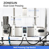 ZONESUN ZS-VTYG03 Automatic Dust Cap Capping Machine Snap Capper Plastic Overcap Pressing