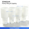 ZONESUN ZS-FSHS22 Customized Single Head Honey Filling and Capping Machine for Viscous Liquids