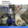 ZONESUN ZS-MGZ630 Fully Automatic High-Viscosity Sauce Filling Machine Large Capacity Bag Sealer