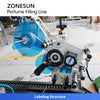 ZONESUN ZS-FALU7 Automatic Oral Essential Oils Small Bottle Filling Capping Labeling Machine Production Line