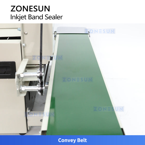 ZONESUN ZS-FR1800P Automatic Bag Sealer with Integrated Code Printer