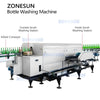 ZONESUN ZS-WB15 Automatic Beer Bottle Washing Machine Industrial Glass Cleaner