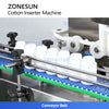 ZONESUN ZS-SED10 Automatic Cotton Inserter Machine Bottle Cottoning Equipment for Bottling Lines