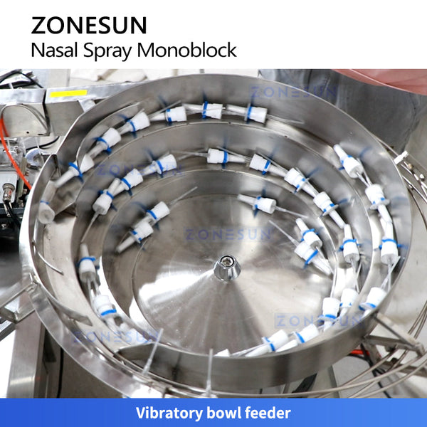 ZONESUN ZS-AFC62 Automatic Nasal Spray Filling and Capping Monoblock Machine
