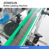 ZONESUN ZS-TB822L2 Automatic Round Bottle Neck and Body Labeling Machine with Color Mark Sensor
