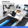ZONESUN ZS-FSL220 Automatic Liquid VFFS Packaging Machine with Integrated Print and Apply Labeling Machine