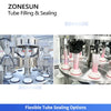 Flexible tube sealing options