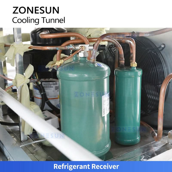 ZONESUN ZS-CT3 Industrial Cooling Tunnel Machine with Reciprocating Conveyor System for Chocolate Candle Wax Candy Paste