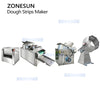 ZONESUN ZS-DSPL1 Fried Dough Snacks Production Line Small Scale Chin Chin Crouton Making Machine Mixer Fryer Seasoning Machine