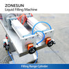 ZONESUN ZS-YTFS2 Automatic Pneumatic Liquid Filling Machine with Dual Nozzles
