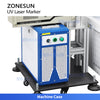 ZONESUN ZS-UVC2 UV Visual Laser Engraving Machine Automatic Target Alignment for Medical Cosmetic Packaging