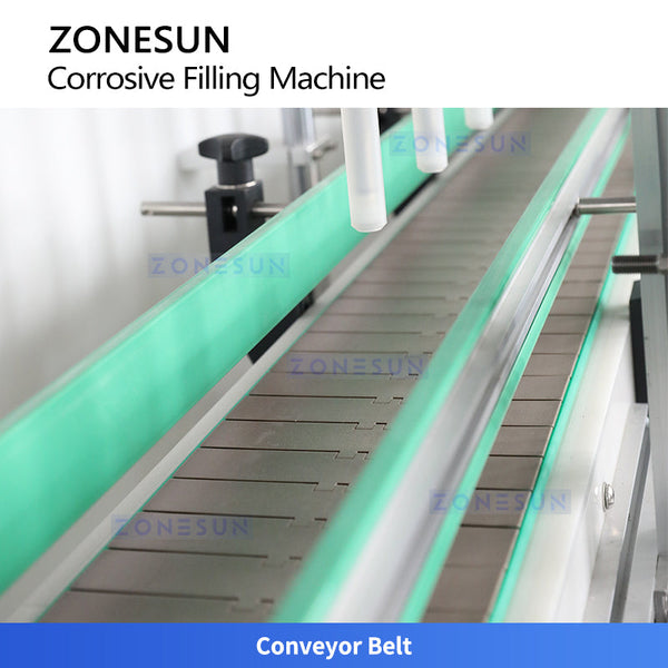 ZONESUN ZS-YTCR12A 12-Head Corrosion-Resistant Filling Machine Bleach Acid Alkali Filler
