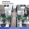 ZONESUN ZS-TB162PO Real-Time Printing Wrap-Around Square Bottle Labeling Machine