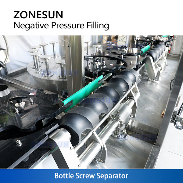 Zonesun ZS-AFC883W Automatic Bottle Rinsing Filling Corking Machine