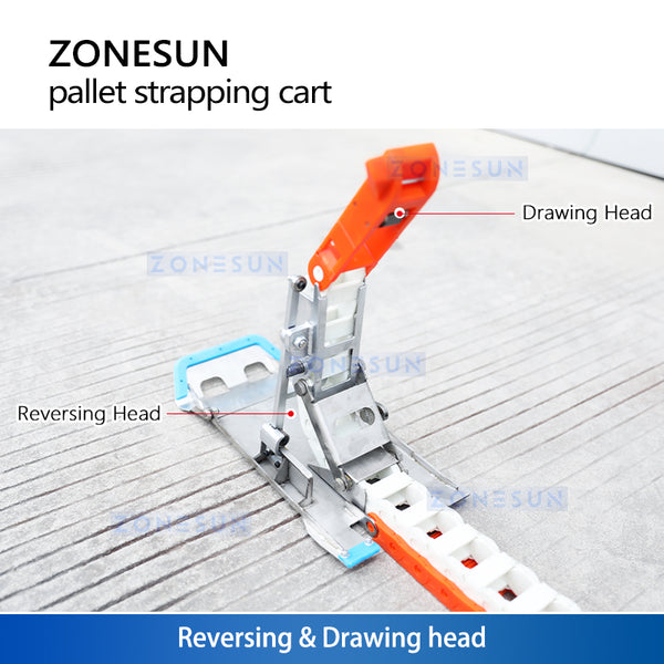 ZONESUN ZS-PSC1 Automatic Pallet Strapping Cart for PP/PET
