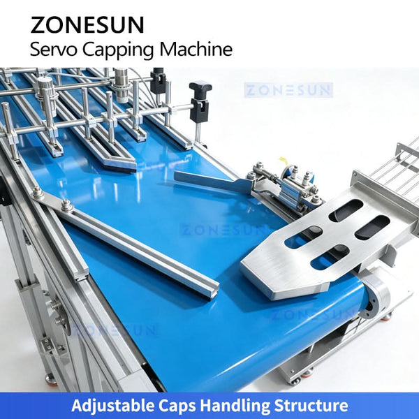 Zonesun ZS-SVXG01 Automatic Double Heads Servo Screw Capping Machine with Auto Cap Feeder