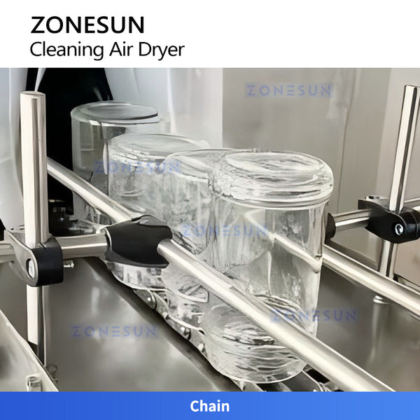 ZONESUN ZS-WB16 Automatic 2-in-1 Bottle Washing and Drying Machine Industrial Integrated Glass Bottle Cleaning