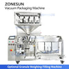 ZONESUN ZS-AFS015 Automatic 3-Chamber Premade Pouch Vacuum Packaging Machine
