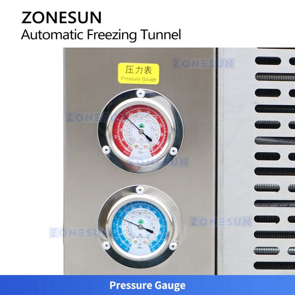 ZONESUN ZS-CTL1 Automatic WaxCandle Cooling Tunnel High-Efficiency Flash Freezer Conveyor for Solid Cosmetics