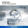 ZONESUN ZS-FM2000 Auger Talcum Glass Vial Vertical Spice Plastic China Bottle Sachet Powder Filling Machinery Grain Automatic