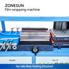 ZONESUN ZS-MSFM730 Automatic Cellophane Overwrapping Machine for Perfume Cosmetic Medicine Box