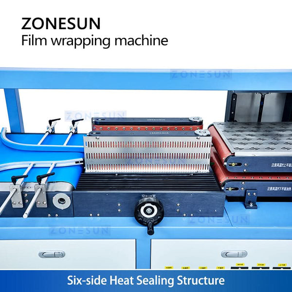 ZONESUN ZS-MSFM730 Automatic Cellophane Overwrapping Machine for Perfume Cosmetic Medicine Box