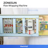 ZONESUN ZS-ZB350S Automatic Horizontal Bubble Film Sealing Packing Machin Industrial Flow Wrapper