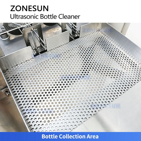ZONESUN ZS-UWB8 Automatic Ultrasonic Vial Washing Machine Dual Lanes for Multi-Size Bottle Washer
