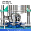 ZONESUN ZS-FAL180A11 Automatic Isobaric Can Filling and Sealing Machine Line