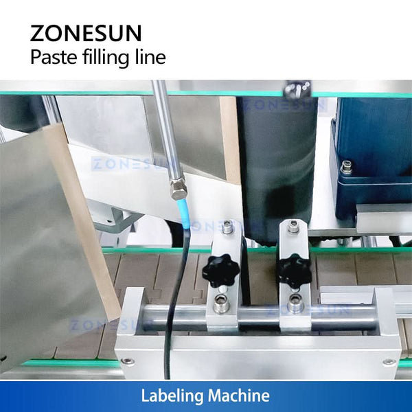 ZONESUN ZS-FAL180D8 Automatic Tabletop Paste Filling Capping and Labeling Line