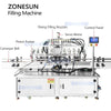 ZONESUN ZS-SV10HS Automatic 10-head Servo Piston Pump Jam Shower Gel Llotion Filling Machine