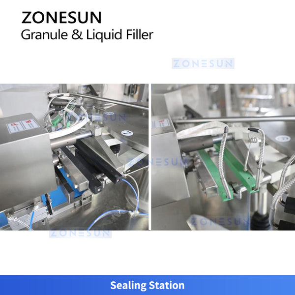 ZONESUN ZS-ZY300 Multi-functional Rotary Pouch Premade Pouch Packing Machine for Granules Liquids
