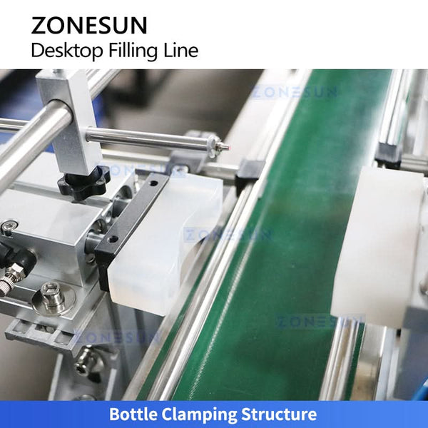 ZONESUN ZS-FAL180DT Automatic Liquid Filling Capping Machine Desktop Small Bottling Line