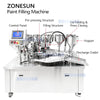 ZONESUN ZS-YL11 Automatic Rotary Paint Filling and Capping Machine | 6-Head Micro-Liquid Filler