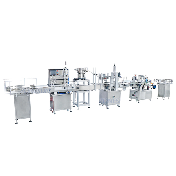 ZONESUN ZS-FAL180P3 Full Automatic Bottle Filling & Capping Line