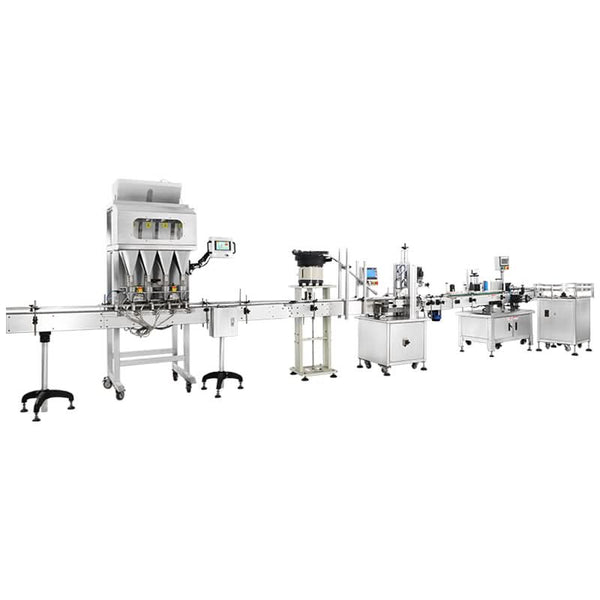 ZONESUN ZS-FAL180X10 Full Granule Packaging Line: Fill, Cap & Label System