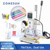 ZONESUN ZS-100B Pencils Hot Foil Stamping Machine Leather Paper Wood Embossing Machine