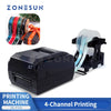 ZONESUN Digital Ribbon Printer 4 Lanes Flower Wrap Ribbon Custom Bows ZS-P103