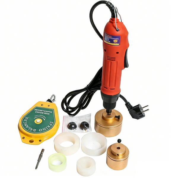 Manual Electric Bottle Screw Cap Capping Machine Set