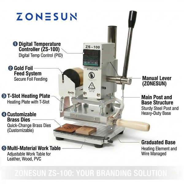 zonesun hot stamping machine