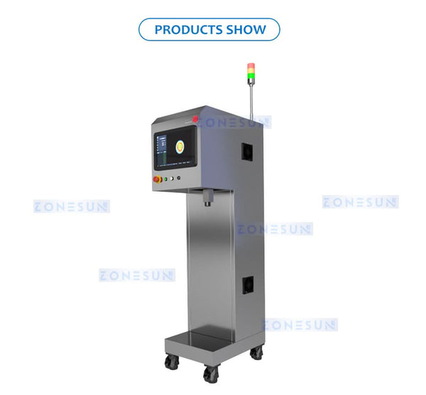 ZONESUN ZS-FKC15 Aluminum Foil Seal Inspection Machine Non-Destructive Seal Inspection Foil Seal Detector